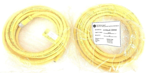LOT OF 2 NEW TPC WIRE & CABLE 81036 FEMALE CABLE 6M 3-POLE DC