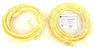 LOT OF 2 NEW TPC WIRE & CABLE 81036 FEMALE CABLE 6M 3-POLE DC