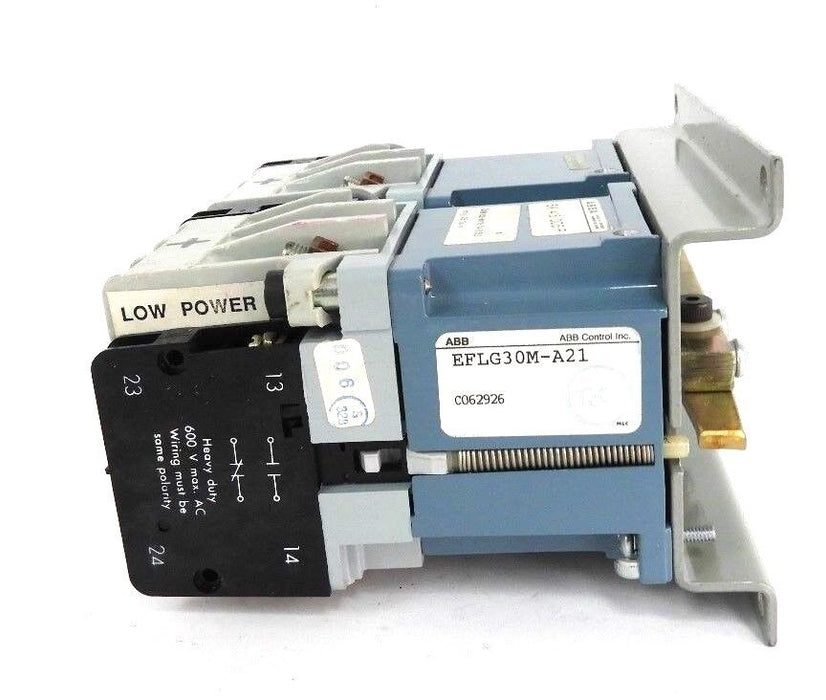 NIB ABB EFLG30M-A21 SPEC. DUTY MI CONTR. 120/60, EFLG30, EFLG-30-RP, EFLG-30-CK