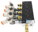 MAC CIRCUIT BAR W/ (4) SMC AS2201F-N01-04K FLOW CONTROL FITTINGS