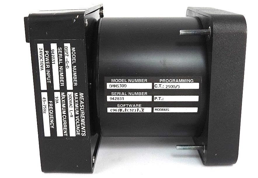 NEW ELECTRO INDUSTRIES DMMS300-G POWER METER W/ DSP2-G-D, S/W: (96)7.1(32)1.3