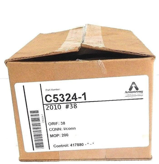 NIB ARMSTRONG C5324-1 210 #38 STEAM TRAP ORIF: 38, CONN: I/CONN, MOP: 200