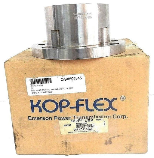 NIB EMERSON KOP-FLEX 204KD21LHUB, HUB, LONG, SHAFT COUPLING, 2360147
