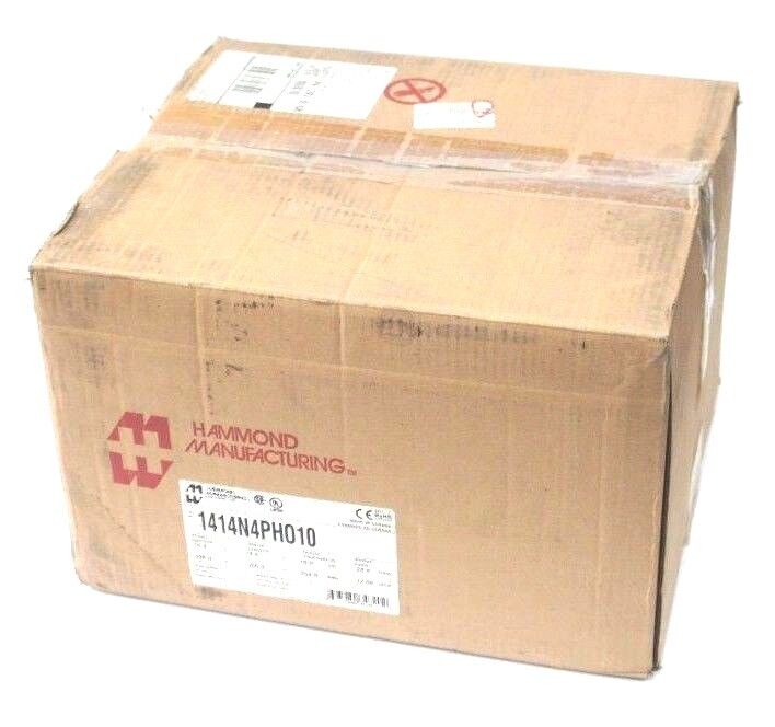 NIB HAMMOND 1414N4PHO10 ENCLOSURE JUCTION BOX 1414N4PH010, 16.0H X 14.0W X 10.0D