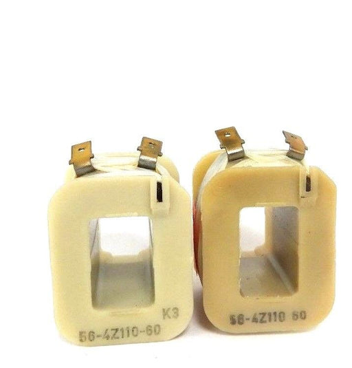LOT OF 2 NEW GENERIC 56-4-Z-110-60 COILS 110V 60HZ 2-TERMINAL CONTACTS
