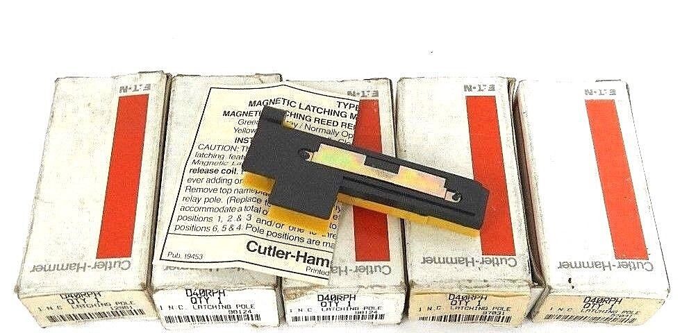 LOT OF 5 NIB CUTLER HAMMER D40RPH REED RELAYS 3 AMP, 300VAC