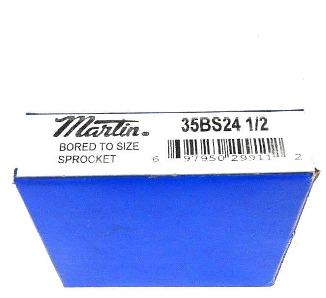 NIB MARTIN 35BS24 1/2 SPROCKET 3/8IN PITCH 24TEETH 1/2IN BORE