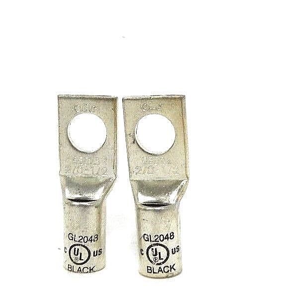 NIB NSI GL2048 COPPER COMPRESSION SHORT BARREL, ONE HOLE, BLACK - QTY 36