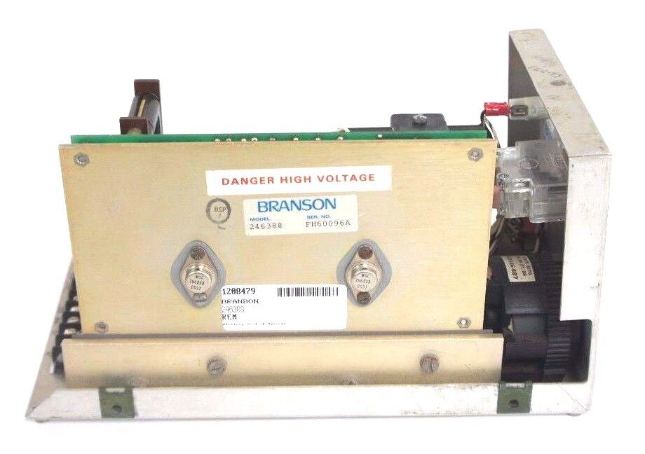 BRANSON ULTRASONICS 246388 POWER SUPPLY 150YKK, 085020, FX50103 - REPAIRED