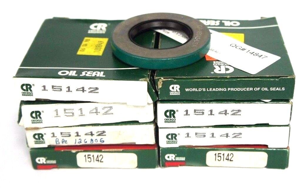 LOT OF 8 NIB CHICAGO RAWHIDE 15142 OIL SEALS 1.5" X 2.502" X 0.3125"