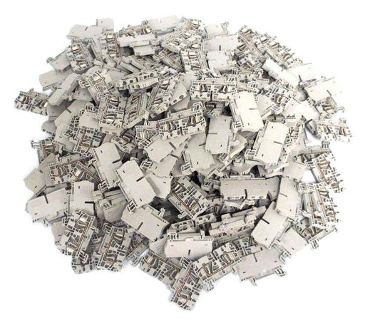 LOT OF 276 NEW ALLEN BRADLEY 1492-L4 TERMINAL BLOCK GRAY