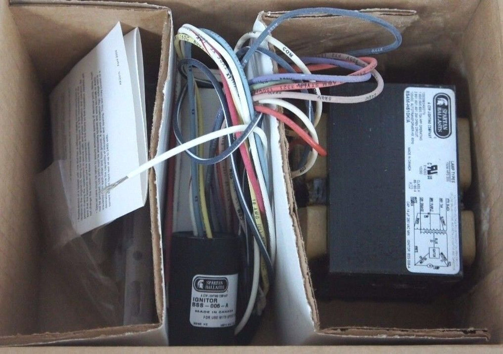 NIB SPARTAN RKS150/M BALLAST/LAMP KIT 120/208/240/277V BALLAST 150WATT