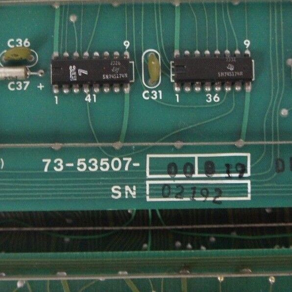 COMPUTER AUTOMATION 73-53506-00D-37 BOARD W/ 73-53505-55-G8, 73-53507-00B-19