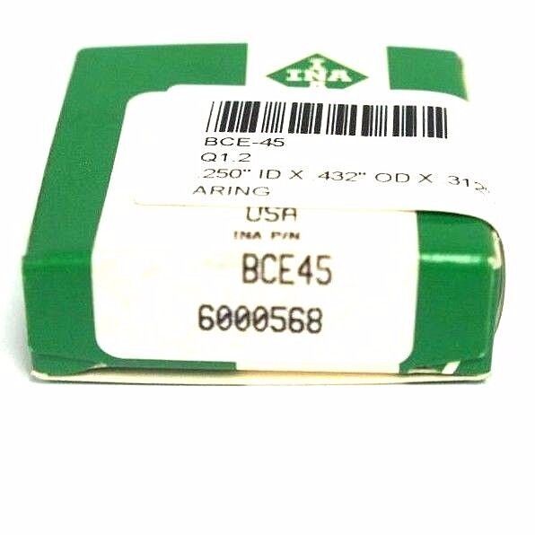 LOT OF 40 NIB INA BCE45 DRAWN CUP NEEDLE ROLLER BEARINGS 1/4" BORE