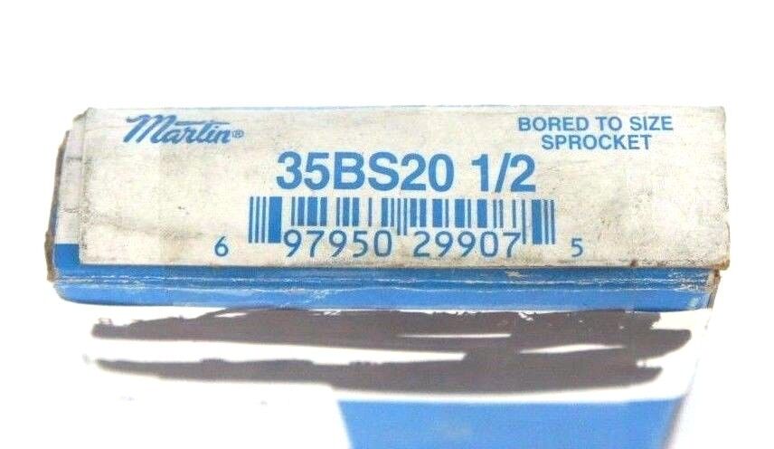 LOT OF 2 NIB MARTIN 35BS20-1/2 SPROCKETS 1/2" BORE 35BS2012