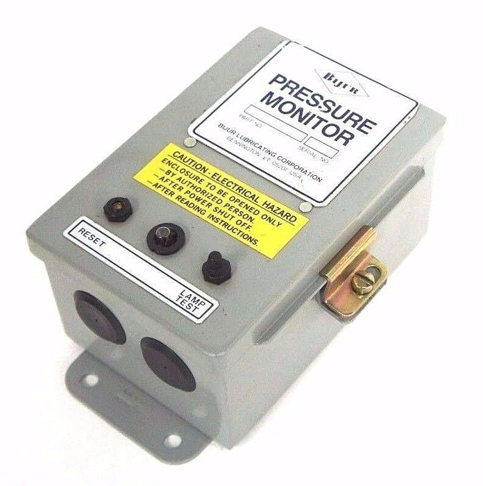 BIJUR D-3940 PRESSURE MONITOR W/ D-3677 MODULE TIME DELAY & RR2BA-US RELAY