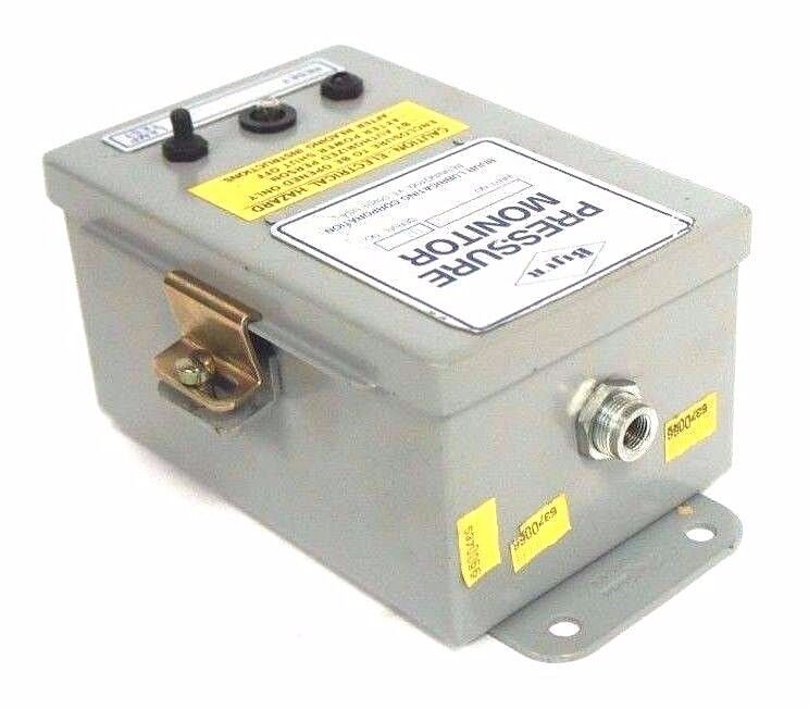 BIJUR D-3940 PRESSURE MONITOR W/ D-3677 MODULE TIME DELAY & RR2BA-US RELAY