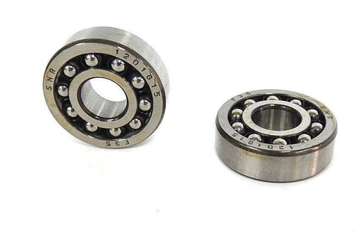 LOT OF 2 NEW SNR 1201G15 BALL BEARINGS SELF ALIGNING DOUBLE ROW