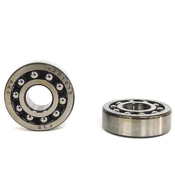 LOT OF 2 NEW SNR 1201G15 BALL BEARINGS SELF ALIGNING DOUBLE ROW