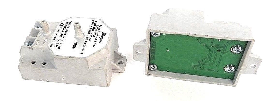 LOT OF 2 DWYER 668C-1634 10 COMPACT DIFFERENTIAL PRESSURE TRANSMITTER 668C-16