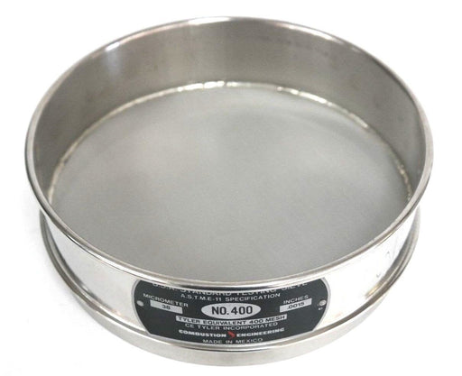 NEW COMBUSTION ENGINEERING NO. 400 U.S.A. STANDARD TESTING SIEVE 38uM, 0.0015"