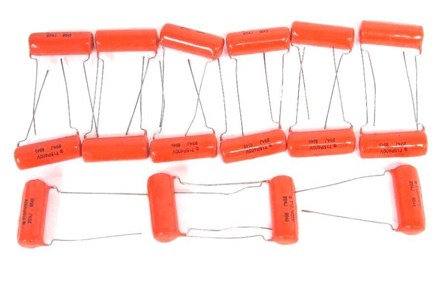 LOT OF 16 NEW BENTEL CGS RESISTORS 715P400V CAPACITORS