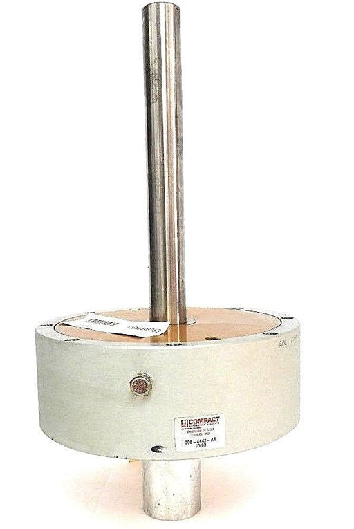 NEW COMPACT Q98-4442-A4 PANCAKE CYLINDER, CHUCK, 6" X 1" TRAVEL W/ 1102-070-079