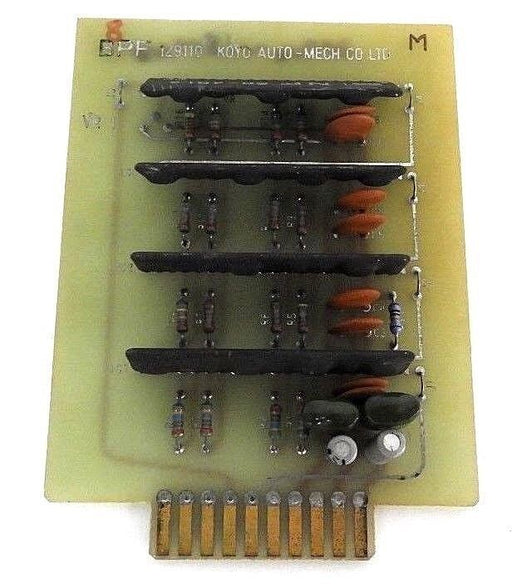 KOYO AUTO-MECH CO LTD. BPF 129110 BOARD W/ NF CORP SR-4BL2 FILTER RESISTOR