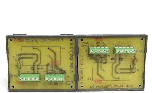 LOT OF 2 NEW ASTRODYNE CORP. 91DR1002 REV. A DIN-RAIL MOUNTING SOCKETS