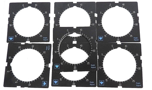 LOT OF 11 NEW EAGLE SIGNAL PAN1057 DIAL PLATES HZ172