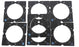 LOT OF 11 NEW EAGLE SIGNAL PAN1057 DIAL PLATES HZ172