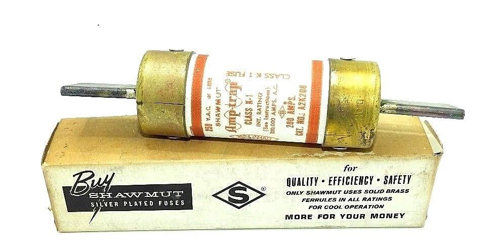NIB FERRAZ SHAWMUT A2K200 AMP-TRAP CLASS K-1 FUSE 200 AMPS