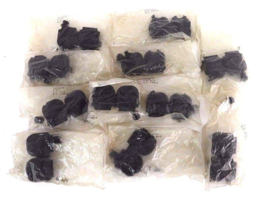 LOT OF 17 NEW AMP 749626-2 CONNECTOR BACKSHELL/CABLE CLAMP BLACK KITS
