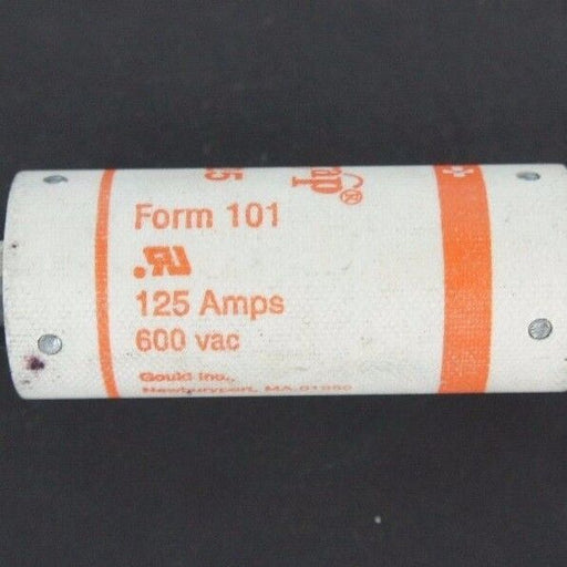 LOT OF 2 NEW GOULD SHAWMUT A60X125 AMP-TRAP TYPE 4 FUSES 125 AMP, 600 VAC