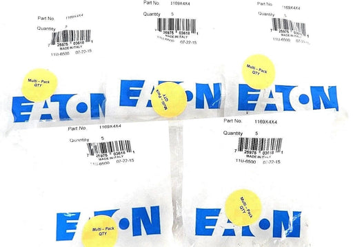 LOT OF 25 NEW EATON 1169X4X4 MALE ELBOW PUSH CONNECT ADAPTERS