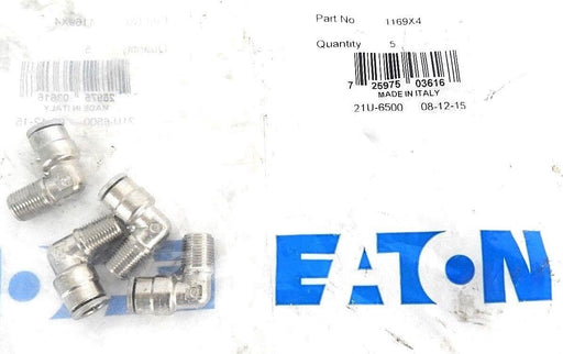 LOT OF 9 NEW EATON 1169X4 PUSH CONNECT SWIVEL MALE ELBOWS
