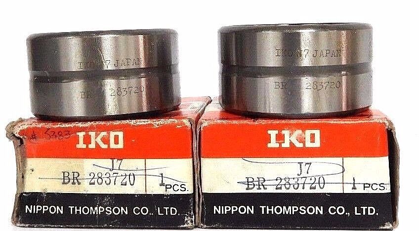 LOT OF 2 NIB IKO BR283720 MACHINED NEEDLE ROLLER BEARINGS