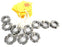 LOT OF 10 NEW SKF 031.0463 NUTS METRIC 0310463