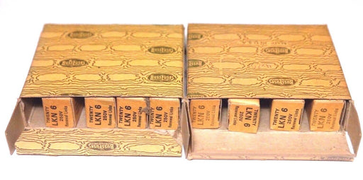 LOT OF 160 NIB BUSSMANN LKN-6 SUPER-LAG RENEWAL LINKS LKN6, 250V
