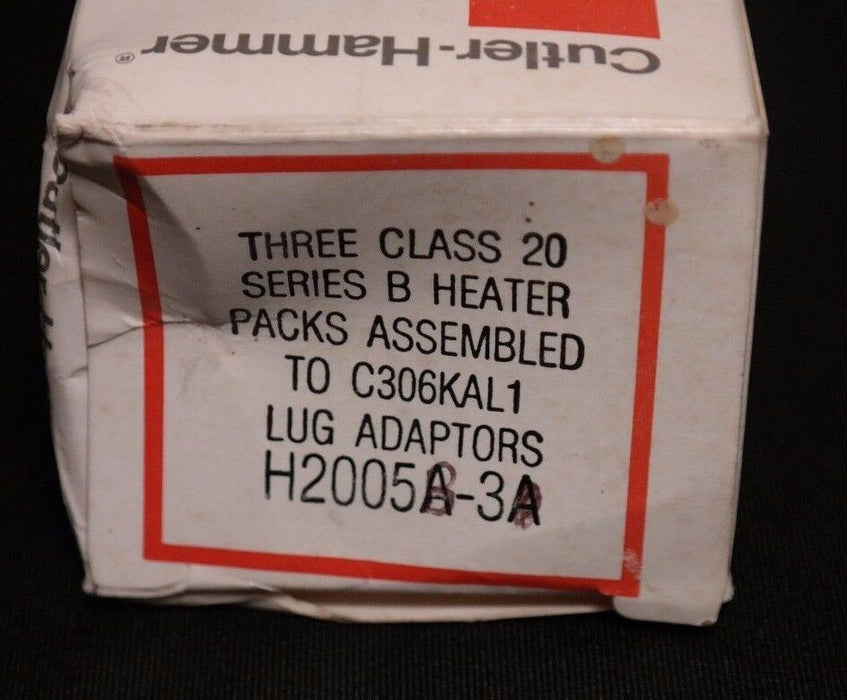 BOX OF 3 NEW CUTLER-HAMMER H2005B HEATER ELEMENTS FREEDOM SERIES 1.20-1.96 AMP