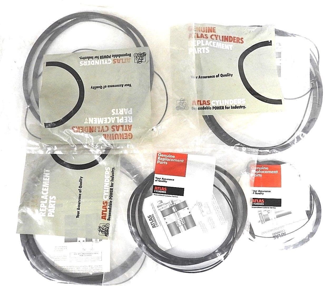 LOT OF NEW ATLAS CYLINDERS PISTON KITS FOR SERIES "A" AIR CYLINDERS