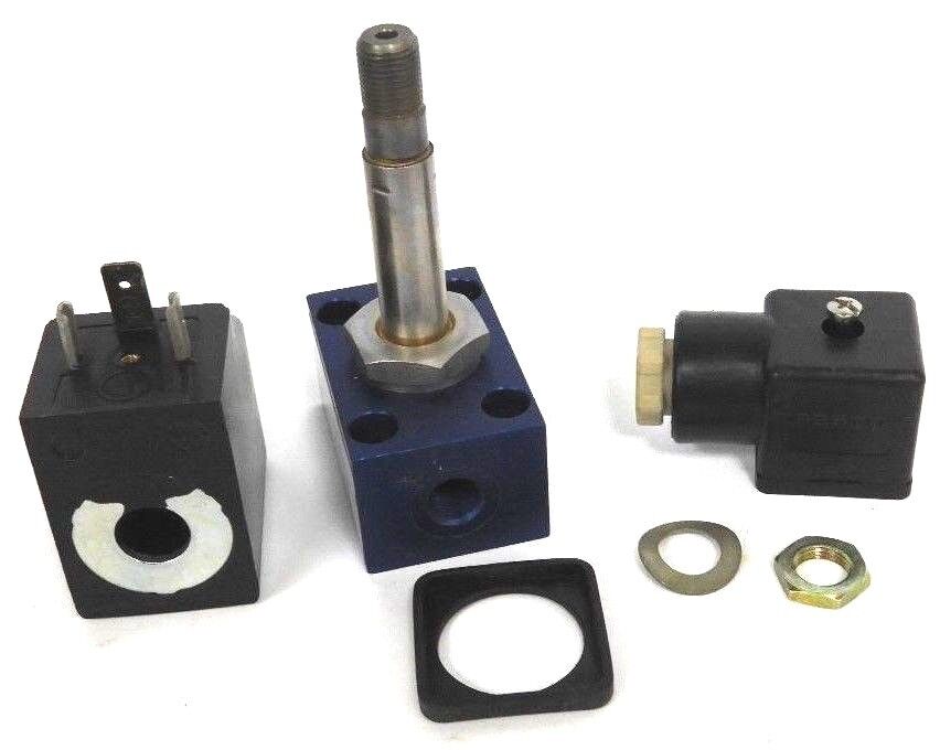 NEW FESTO 2199 MCH-3-1/8 SOLENOID VALVE W/ 3599 MSG-24 COIL & B-12