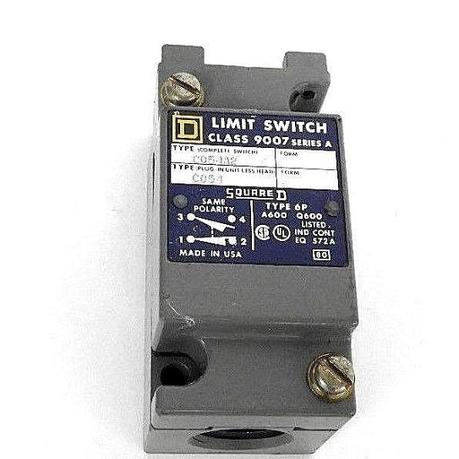 SQUARE D 9007-C054 LIMIT SWITCH 9007-C054A2 SER. A (PLUG-IN UNIT LESS HEAD)