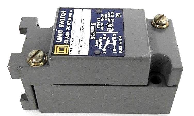 SQUARE D 9007-C054 LIMIT SWITCH 9007-C054A2 SER. A (PLUG-IN UNIT LESS HEAD)