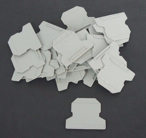 BAG OF 30 NEW PHOENIX CONTACT ATP-UK PARTITION PLATE FOR TERMINAL BLOCKS GREY