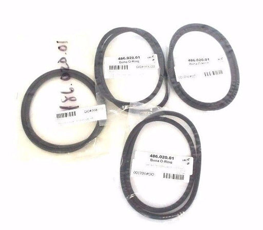 LOT OF 4 NEW BUSCH 486.020.01 BUNA O-RINGS SEAL 486-020-01