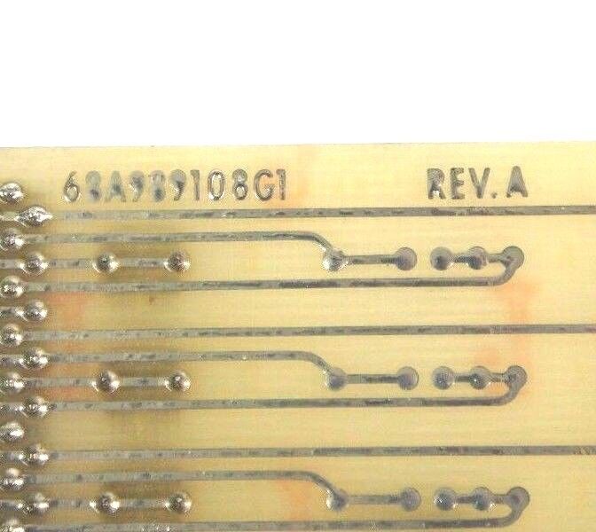 GENERAL ELECTRIC IC3600SCBA1A COMPONENT CARD 68A989108G1 REV A