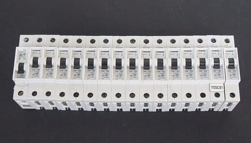 LOT OF 16 SIEMENS 5SX21C2 CIRCUIT BREAKERS 5SX21-C2, 230/400V