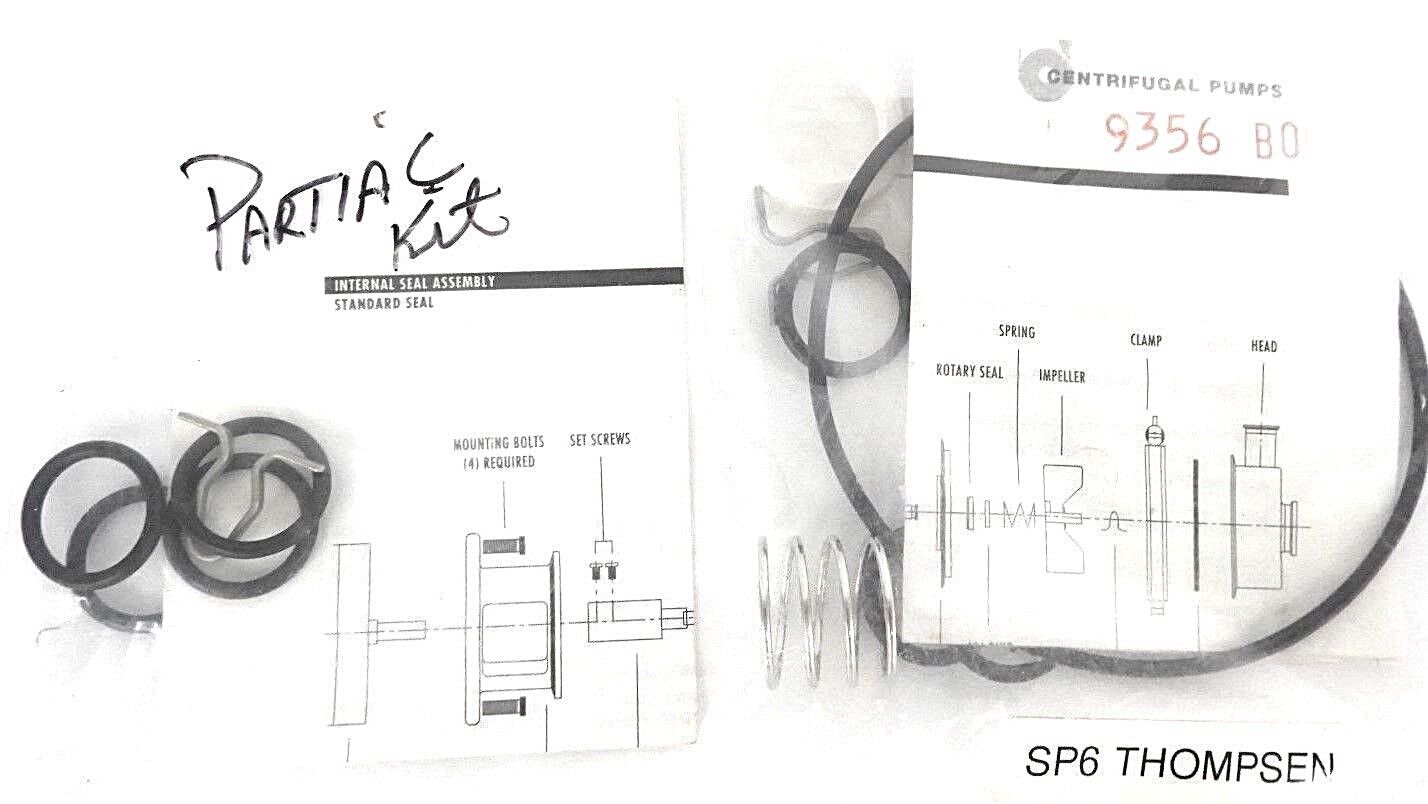 LOT OF 2 NEW THOMPSEN 9356-BO CENTRIFUGAL PUMPS SEAL KITS 9356-B0