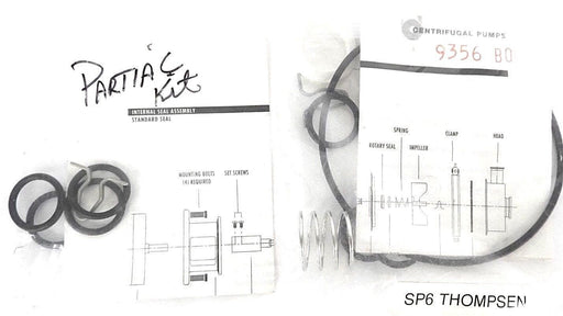 LOT OF 2 NEW THOMPSEN 9356-BO CENTRIFUGAL PUMPS SEAL KITS 9356-B0